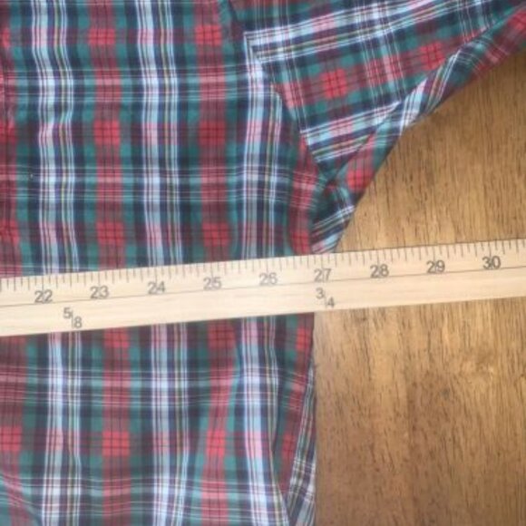 Vintage McGREGOR CLASSICS 2XL Red Green Plaid Button Up Long Sleeve Men’s - Picture 6 of 8